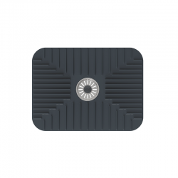 Alfombrilla Grande Fregadero con Tapón de Drena - SinkShield Gris - Joseph Joseph JOSEPH JOSEPH JJ851701