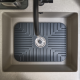 Alfombrilla Grande Fregadero con Tapón de Drena - SinkShield Gris - Joseph Joseph JOSEPH JOSEPH JJ851701