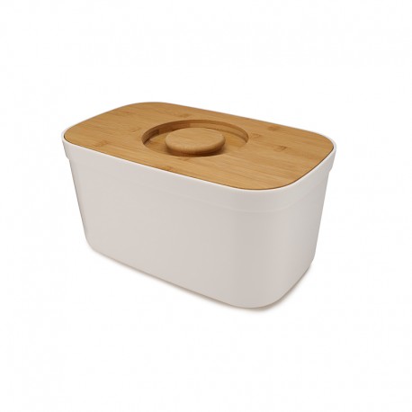 Bread Bin with Cutting Board Lid White - Joseph Joseph JOSEPH JOSEPH JJ81097