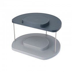2-tier Rotating Organiser - CupboardStore Grey - Joseph Joseph