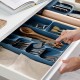 Organizador de Cutelaria Azul DrawerStore - Sky - Joseph Joseph JOSEPH JOSEPH JJ85183