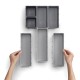 Juego Organizador de Cajón 7 Piezas - Blox Gris - Joseph Joseph JOSEPH JOSEPH JJ85199