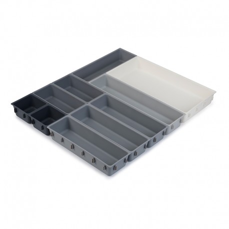 Juego Organizador de Cajón 10 Piezas - Blox Gris - Joseph Joseph JOSEPH JOSEPH JJ85200