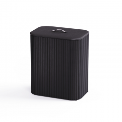 90L Black Laundry Basket - Tota Luxe - Joseph Joseph JOSEPH JOSEPH JJ5000005