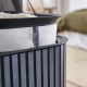 90L Black Laundry Basket - Tota Luxe - Joseph Joseph JOSEPH JOSEPH JJ5000005