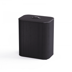 Cesto para Roupa Suja Tripartido 90L Preto - Tota Luxe - Joseph Joseph JOSEPH JOSEPH JJ5000007