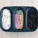 90L Laundry Separation Basket Black - Tota Trio - Joseph Joseph JOSEPH JOSEPH JJ50025