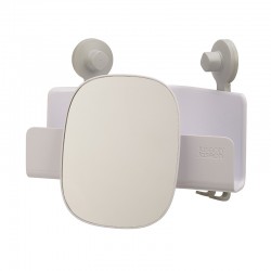 Corner Shower Shelf with Adjustable Mirror - Easystore White - Joseph Joseph JOSEPH JOSEPH JJ70549