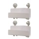 Set 2 Corner Shower Shelfs - Easystore White - Joseph Joseph JOSEPH JOSEPH JJ70550