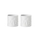 Tealight Holder (X2) - Stella White - Stelton STELTON STT662