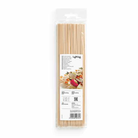 40 Wooden Skewers 18cm - Lekue LEKUE LKPAL00009MADU012