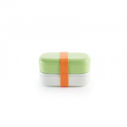 LunchBox Citrus Fruit - To Go Citrus Fruit, White And Orange - Lekue LEKUE LK0301030V12M017