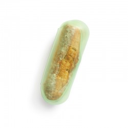 Caixa para Baguete Reutilizável Verde - Lekue