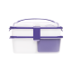 Large Purple Lunch Box with Cutlery - Sanaliving - Omada OMADA OMS3230VL