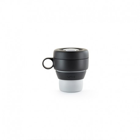 Reusable Collapsible Cup Grey - Mug To Go - Lekue LEKUE LK0301050G10M017
