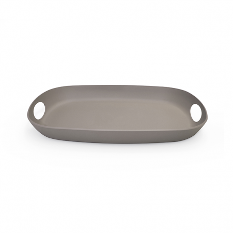 Tray with Integrated Handles Taupe - Pangea - Omada OMADA OMM5525TE