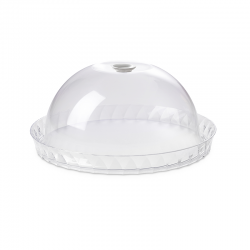 Transparent Cake Stand with Dome 36cm - Diamond - Omada OMADA OMM5321TR