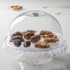 Prato para Bolo Transparente com Pé 36cm - Diamond - Omada OMADA OMM5322TR