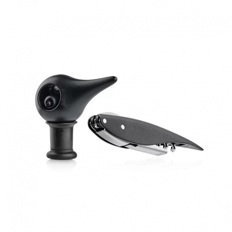 Corkscrew and Wine Stopper Black - Rocks - Zone Denmark ZONE DENMARK BVZN24459