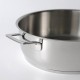 Low Casserole 24Cm - Pots And Pans Silver - A Di Alessi A DI ALESSI AALEAJM102/24