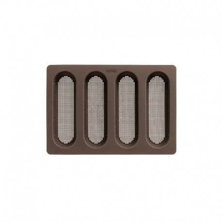 Molde Para Mini Baguetes - 4 Cavidades Castanho - Lekue LEKUE LK0203100M10M017