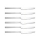 6 Table Knife Set - Dry Silver - Alessi ALESSI ALES4180/3