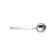 6 Soup Spoon Set - Dry Silver - Alessi ALESSI ALES4180/31