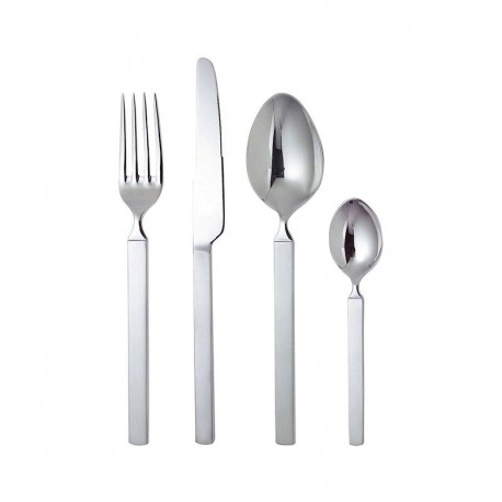 Cutlery Set 24 Pieces - Dry Silver - Alessi ALESSI ALES4180S24