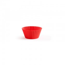 Forma Para Cupcakes (12Un) Vermelho - Lekue