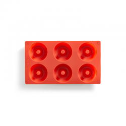 Molde para 6 Donuts Vermelho - Lekue LEKUE LK0620406R01M022