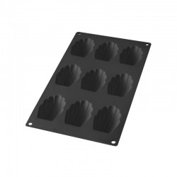 Madeleines Mould (9Cav.) Black - Lekue