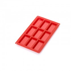 Molde Para Financier - 9Un Vermelho - Lekue