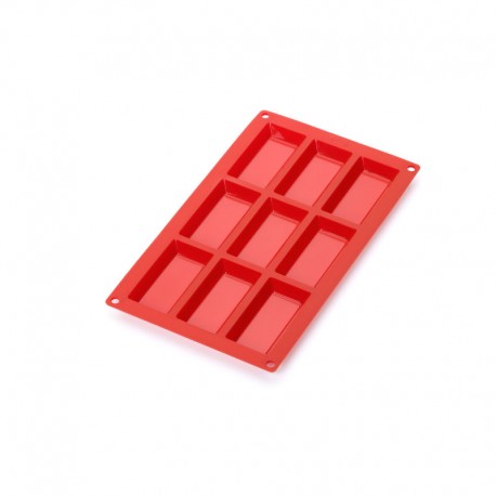 9 Financier Silicone Mould Red - Lekue LEKUE LK0621009R01M022