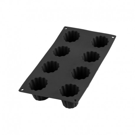 8 Cannelais Bordelais Silicone Mould Black - Lekue LEKUE LK0621108N01M022