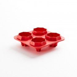Molde Origami Bolinhos da Sorte Pirâmide Vermelho - Lekue LEKUE LK1210240R01M017