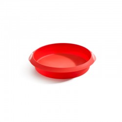 Molde De Silicone Redondo 20Cm Vermelho - Lekue