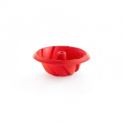 Molde Savarín Espiral ø20cm Vermelho - Lekue