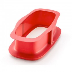 Forma Retangular Desmont&aacute;vel 24 Cm Vermelho - Lekue