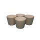 Set of 4 Beakers - Tonale Light Grey - Alessi ALESSI ALESDC03/41LG