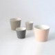 Set of 4 Mini Cups - Tonale Light Grey - Alessi ALESSI ALESDC03/76LG