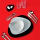 Cutlery Set 24 Pieces - Colombina Steel - Alessi ALESSI ALESFM06S24