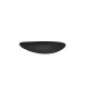 Set of 6 Large Black Saucers - Colombina Collection - Alessi ALESSI ALESFM10/79B