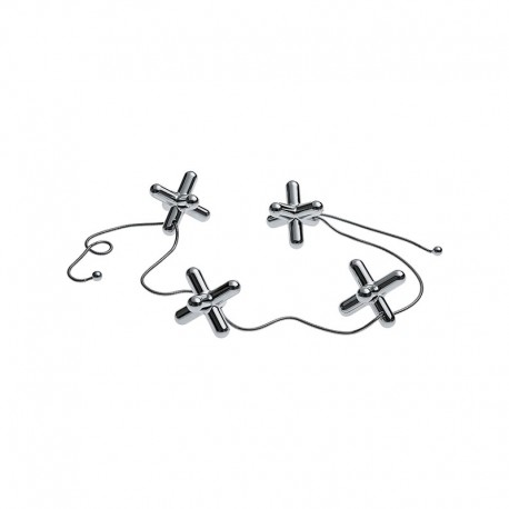 Trivet with Movable Pieces - Tripod Steel - Alessi ALESSI ALESGCH01