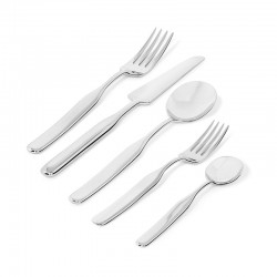 Cutlery Set 5 Pieces - Collo-alto Silver - Alessi