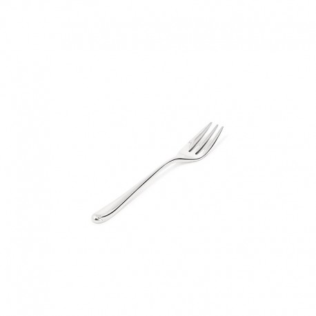 6 Pastry Forks Set 16cm - Caccia Silver - Alessi ALESSI ALESLCD01/16