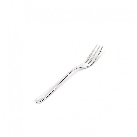 6 Dessert Forks Set - Caccia Silver - Alessi ALESSI ALESLCD01/5