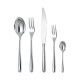 Cutlery Set 5 Pieces - Caccia Silver - Alessi ALESSI ALESLCD01S5