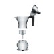Espresso Coffee Maker 300ml - Pulcina Grey And Black - Alessi ALESSI ALESMDL02/6B