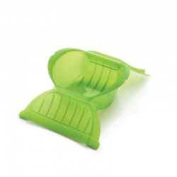 Estojo Cozinhar a Vapor Fundo 1-2 Pessoas Verde - Lekue