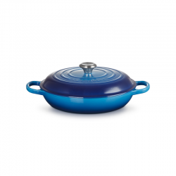 Caçarola Baixa 30cm - Azure Azul - Le Creuset